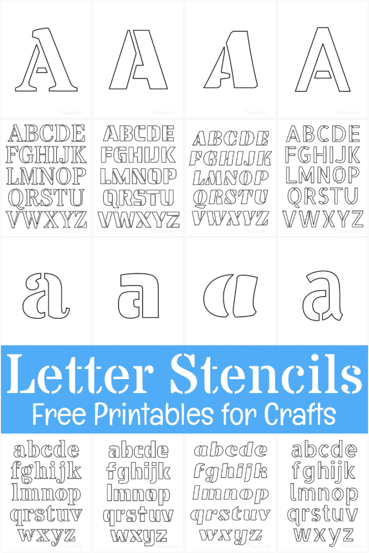 Free Printable Letter Stencils