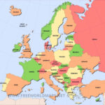 Free Printable Maps Of Europe Within Printable Map Of Europe