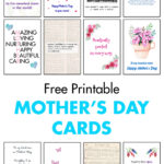 Free Printable Mother'S Day Cards • Rose Clearfield Throughout Free Printable Mothers Day Cards