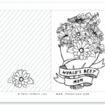 Free Printable Mother'S Day Cards To Color Inside Mothers Day Card Printable