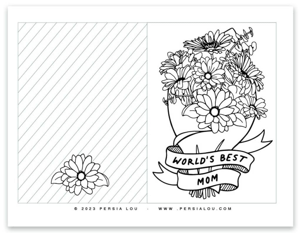 Free Printable Mother&amp;#039;S Day Cards To Color inside Mothers Day Card Printable