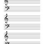 Free Printable Music Staff Paper | Paper Trail Design Inside Music Staff Paper Printable