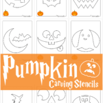 Free Printable Pumpkin Carving Stencils & Templates For Halloween For Pumpkin Carving Stencils Free Printables