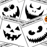 Free Printable Pumpkin Face Stencils » Homemade Heather For Printable Jack O Lantern Pumpkin Stencils