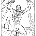 Free Printable Spiderman Coloring Pages For Kids With Regard To Free Printable Spiderman Coloring Sheets