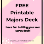 Free Printable Tarot Deck (Majors Only)   Rainy Day Tarot In Free Tarot Printables Scrapbookingd Free