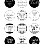 Free Printable Thank You Tags   300 Tags | Printabulls For Printable Stickers Thank You