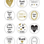 Free Printable Thank You Tags   300 Tags | Printabulls With Regard To Printable Stickers Thank You