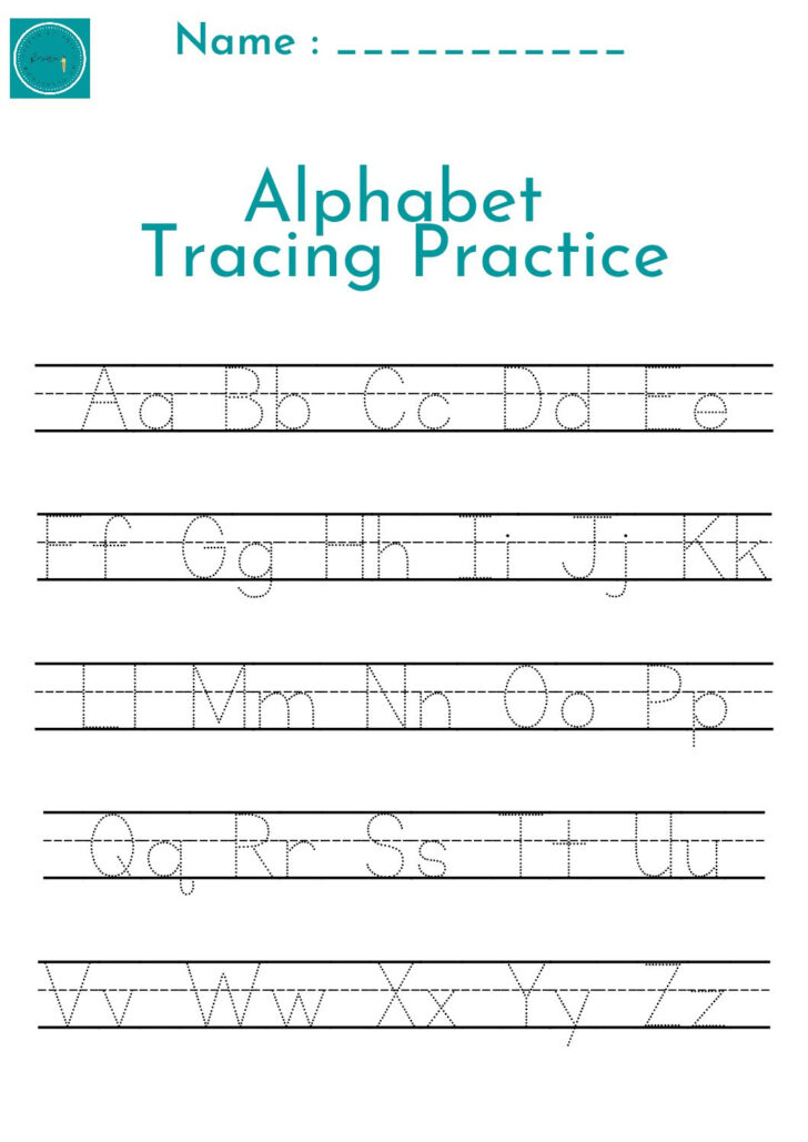 Tracing Letters of the Alphabet Free Printables