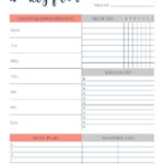 Free Printable Weekly Planner Inside Free Weekly Planner Printable