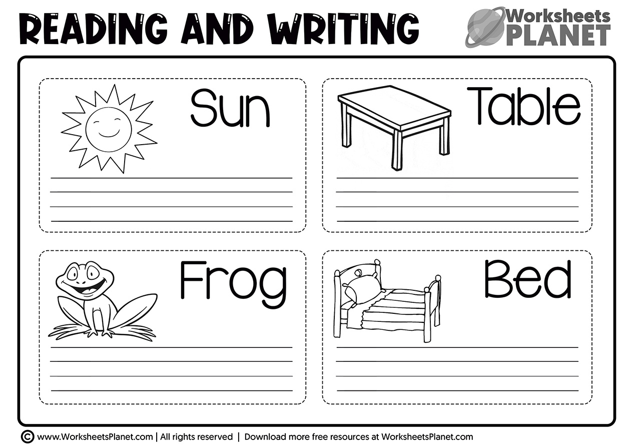 Free Printable Worksheets For Kindergarten inside Kindergarten Free Printable Worksheets