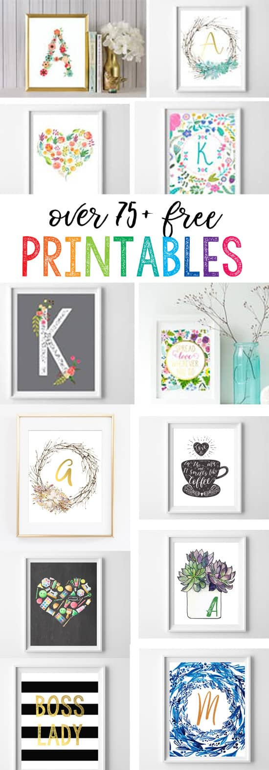 Free Printables For The Home intended for Free Printables For Decor