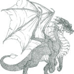 Free Realistic Dragon Coloring Pages Pdf Intended For Printable Dragon Picturescolor