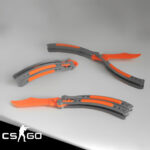 Free Stl File Cs:go Butterfly Knife (No Screws Needed)   Balisong With Regard To 3D Printable Butterfly Knife