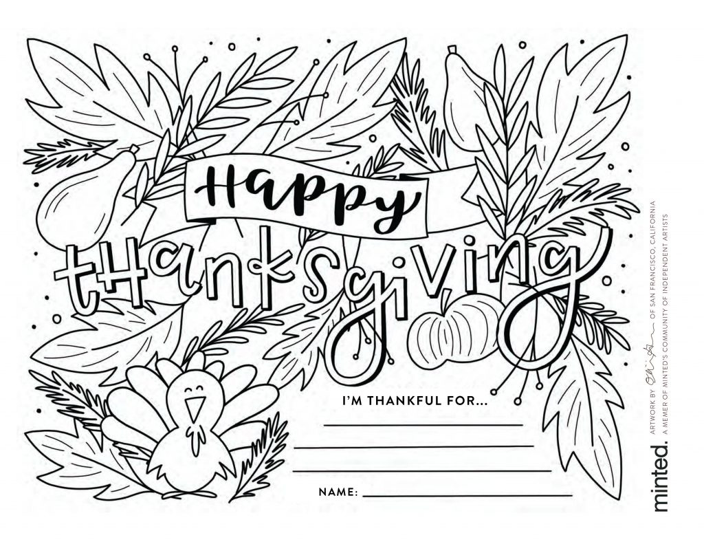 Free Thanksgiving Coloring Pages To Help Children Express Gratitude regarding Printable Coloring Sheets For Thanksgiving Free