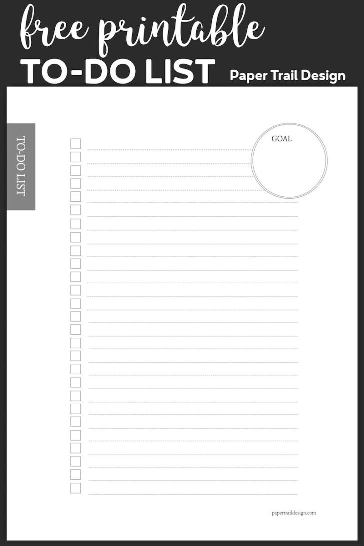 Free PrintableDo List