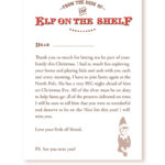 Freebie} Your Very Own Goodbye Letter From The Elf On The Shelf Pertaining To Free Elf On The Shelf Printable Goodbye Letter