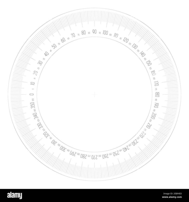 Protractor For Demo Printable