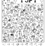 Fun I Spy Coloring Sheets For Your Child | Cultivate Bhe With Regard To I Spy Games Printable