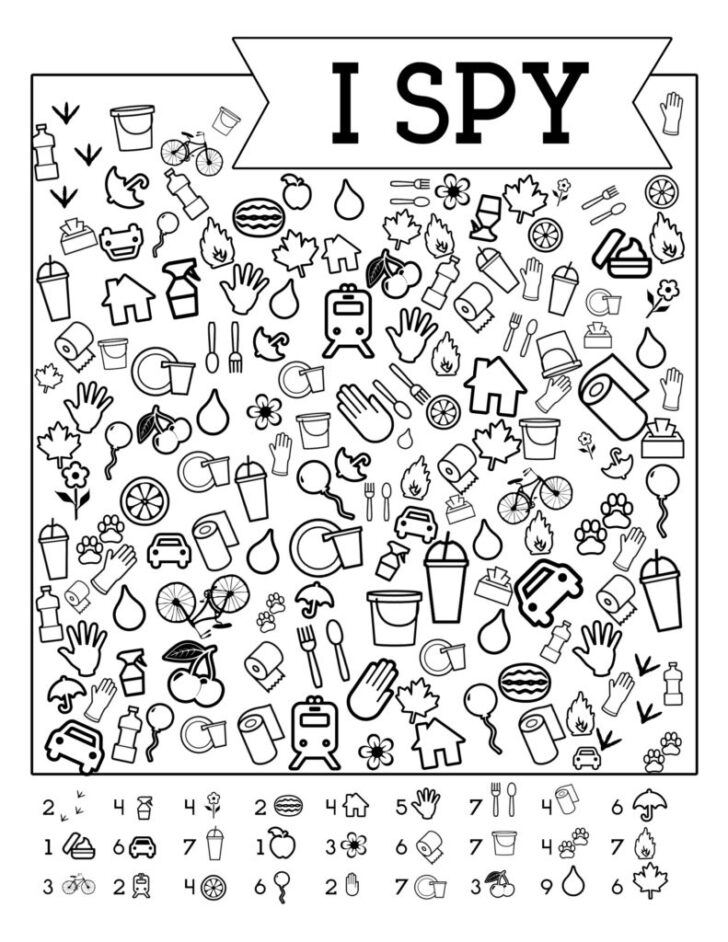 I Spy Games Printable