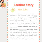 Games For Kids, Mad Libs, Bedtime Story, Printable Mad Libs Within Adlibs For Kids Story Book Printable Downloads