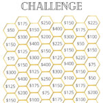 Geld Sparen Challenge Printable, Sparen Sie 10.000 Dollar In 52 Wochen Inside Printable Money Saving Challenge