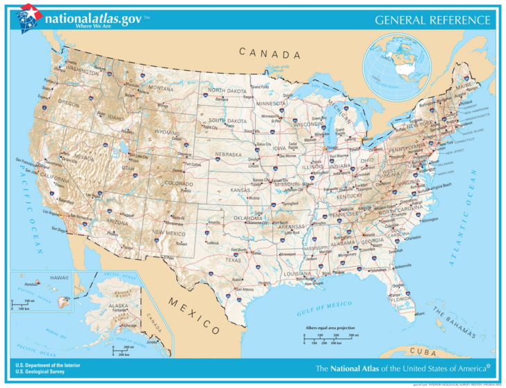 Printable Map of the United States