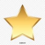 Gold Five Pointed Star Png Transparent Images Free Download In 5 Pointed Star Template Free Printable 500