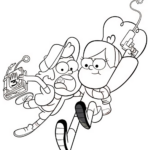 Gravity Falls Coloring Pages | Print And Color Intended For Printable Dipper And Mable