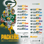 Green Bay Packers 2023 Regular Season Schedule Intended For Green Bay Packers Printable Schedule