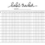 Habit Trackers   25 Free Printables | Printabulls Inside Free Printable Habit Tracker