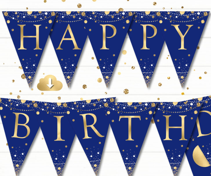 Happy Birthday Printable Banner