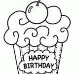 Happy Birthday Coloring Pages – Printable Coloring Pages Inside Happy Birthday Coloring Printables