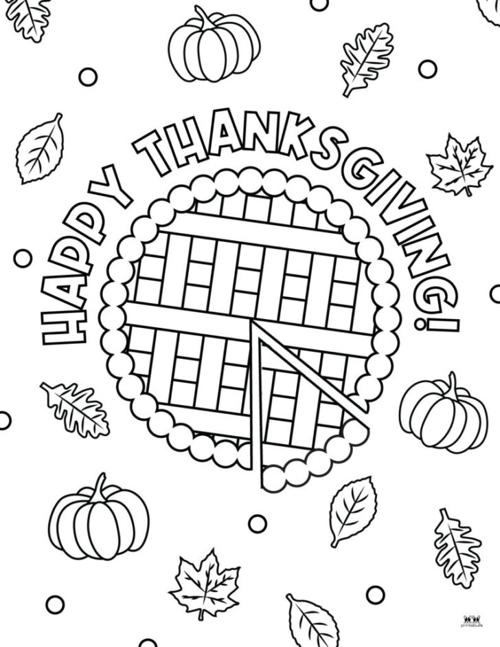 Thanksgiving Coloring Sheets Printable