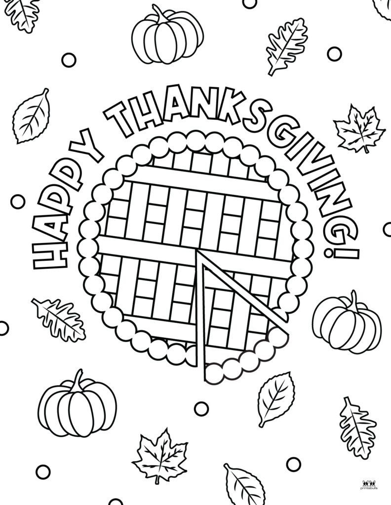 Happy Thanksgiving Coloring Pages - 20 Free Printables | Printabulls intended for Thanksgiving Coloring Sheets Printable