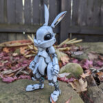 Harold The Rabbit Robot 3D Printable Action Figure Model Kit Files Regarding 3D Printable Posable Bunny Robot Figure