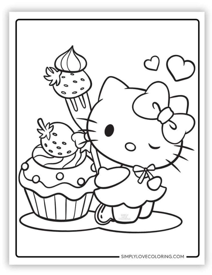 Hello Kitty Coloring Book Printable