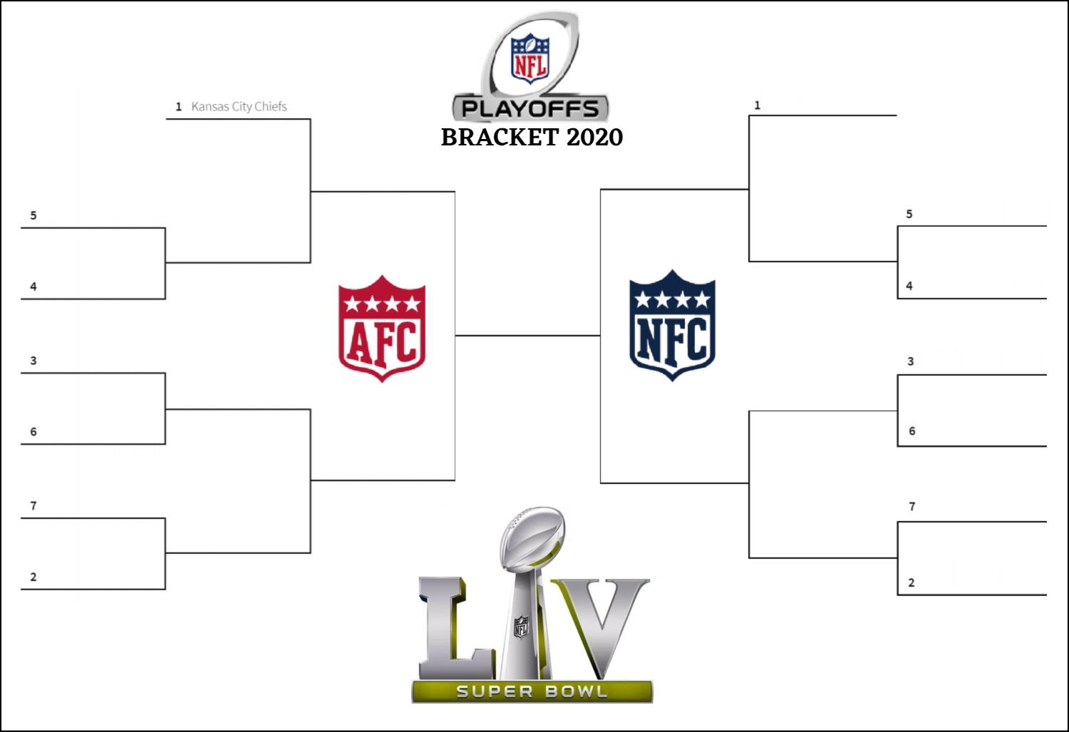 Here&amp;#039;S Your Printable Nfl Playoff Bracket For The 2020-21 Season inside Nfl Printable Playoff Bracket