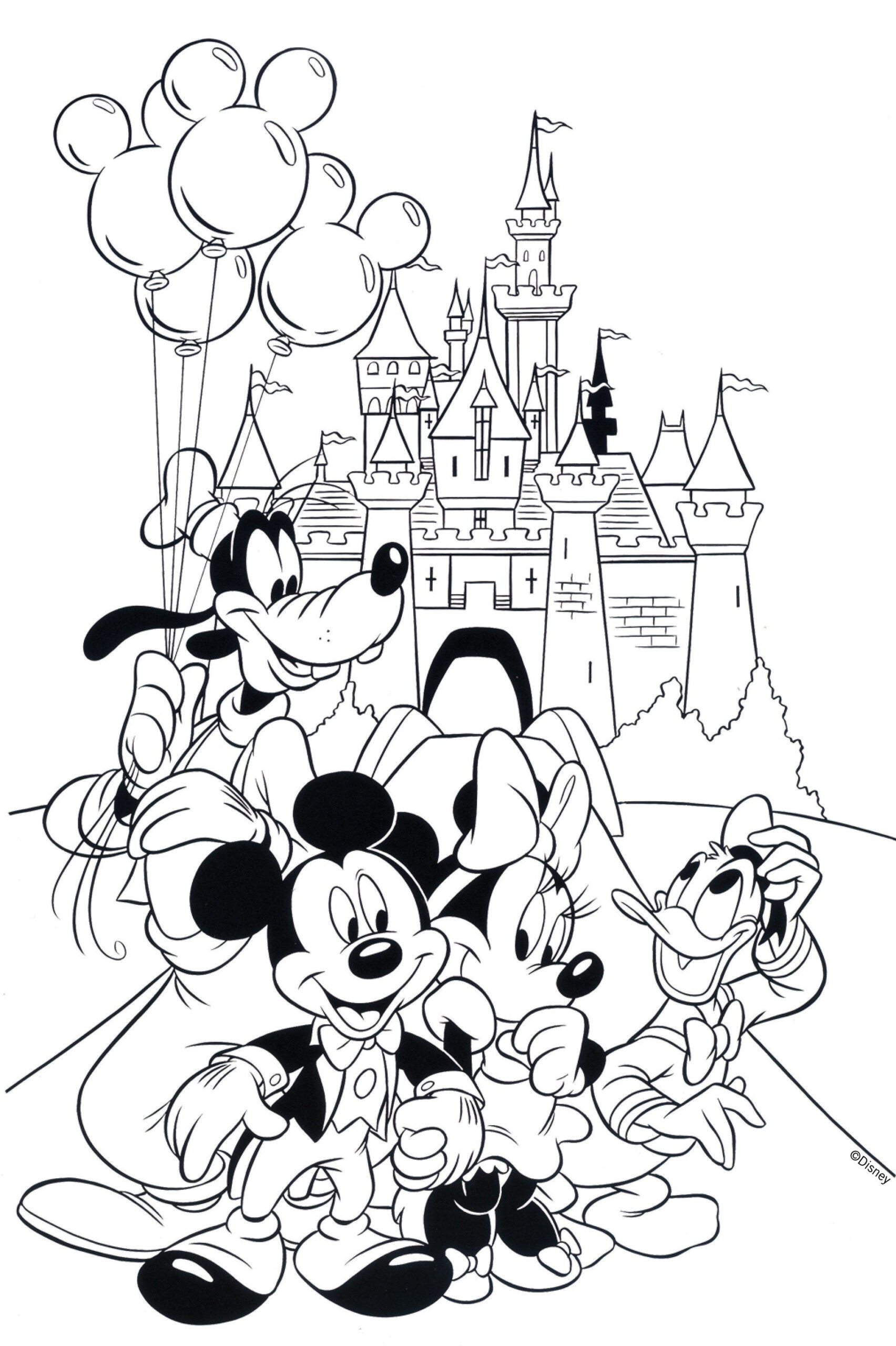 Home with Printable Disney Coloring Pictures