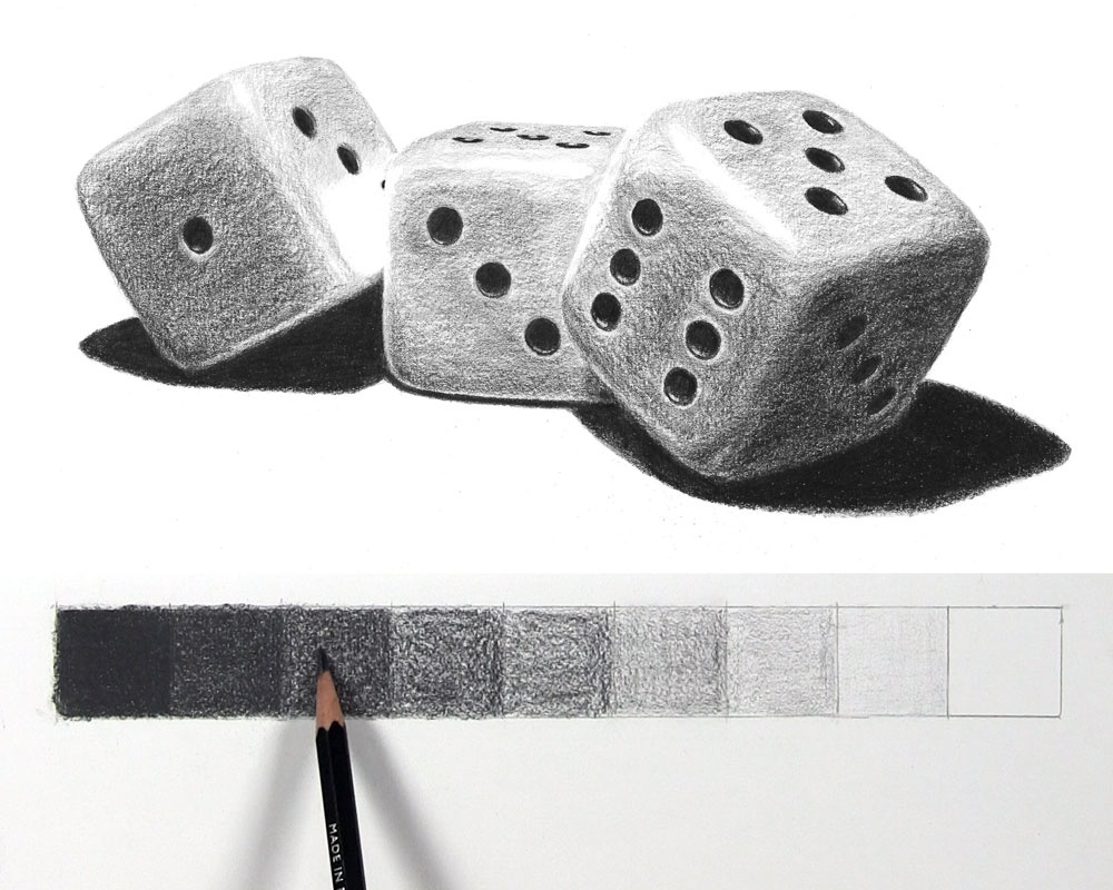 How A Value Scale Can Really Improve Your Pencil Shading - Let&amp;#039;S in Printable 10 Value Scale For Artists