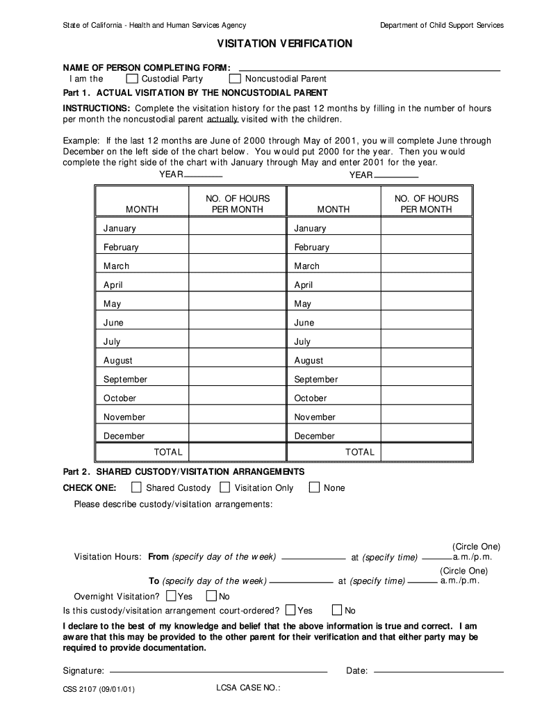 How To Fill Out Visitation Verification - Fill Online, Printable with regard to Child Care Verification Form California 0069 Printable Form