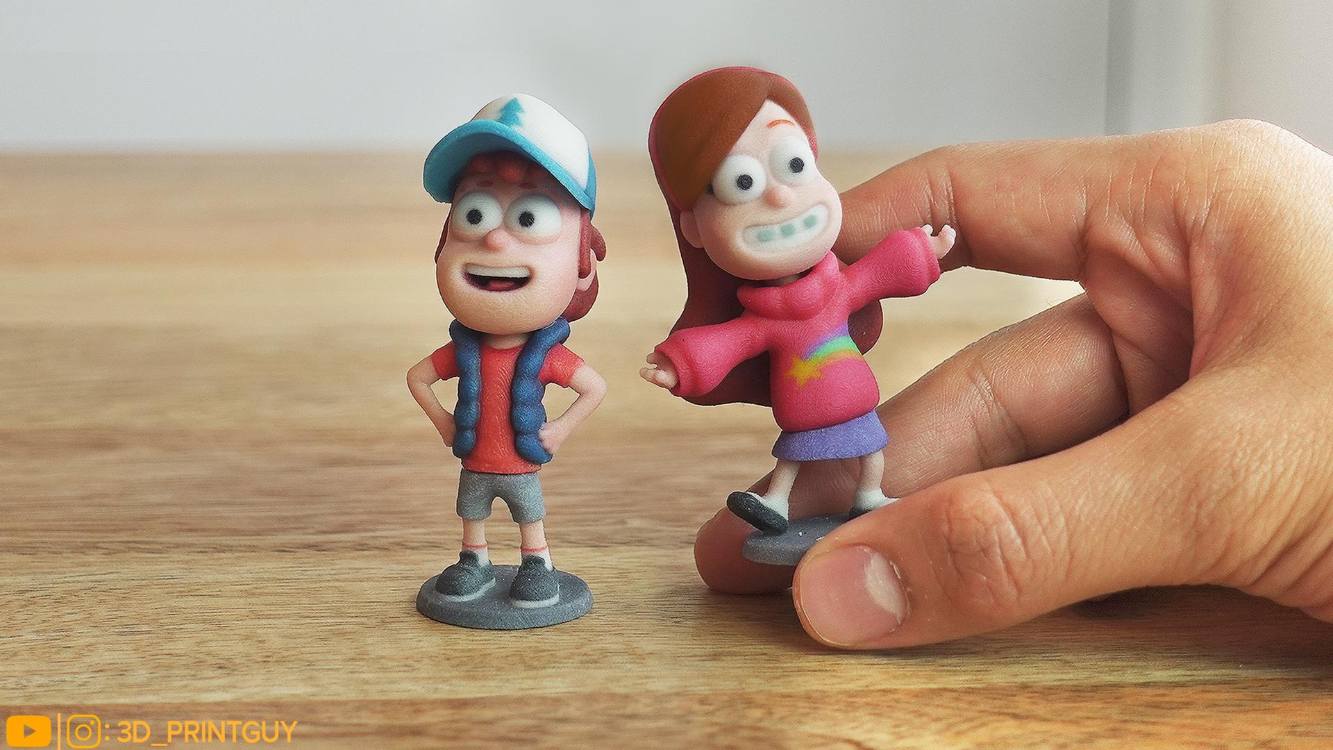 I Made A 3D Printed Dipper And Mabel! Files Are Free To Download with Printable Dipper And Mabel 3d