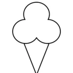 Ice Cream Cone Template | Planerium Regarding Ice Cream Cone Printable