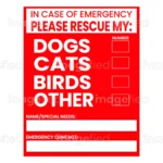 In Case Of Emergency Please Save Our Pets Printable   Imagefied With Regard To Printable In Case Of Emergency Stickers