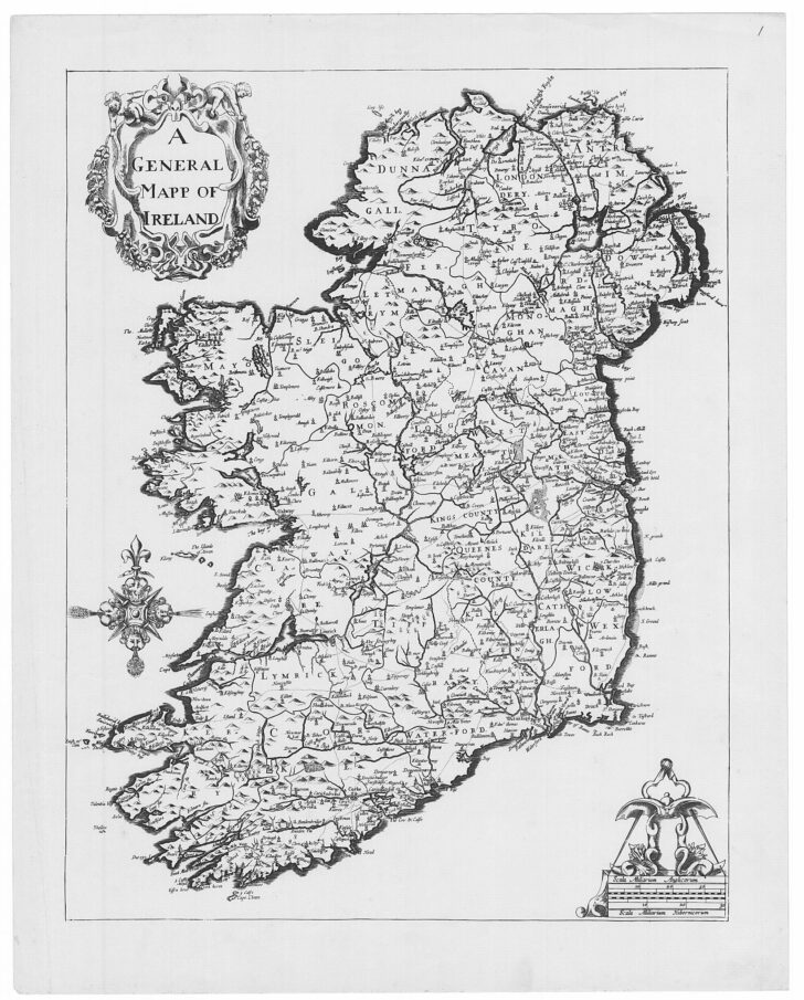 Printable Ireland Map 1900