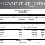 Job Application. Pdf/Google Docs/Microsoft Word. Employee Throughout Printable Job Applications For Employers