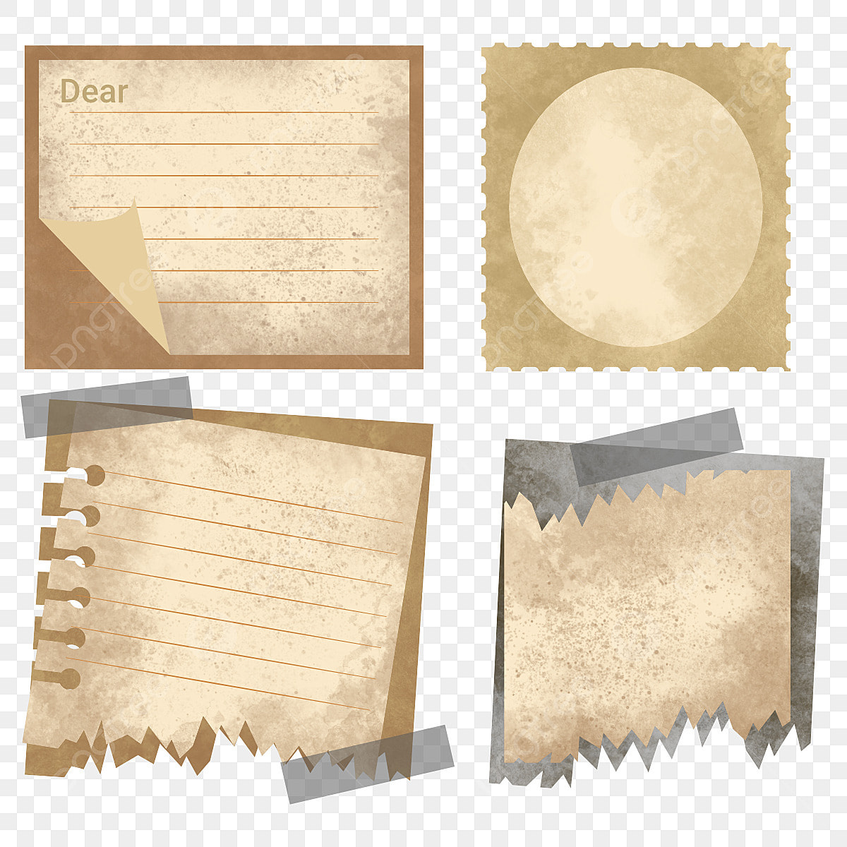 Journal Kit Png Transparent Images Free Download | Vector Files in Aesthetic Free Printable Journal Kit