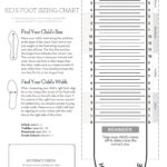 Kinder Fuß Größentabelle Einfache Fußsize Charts Kind Schuh With Regard To Printable Shoe Size Chart