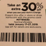 Kohls 30% Off Coupon Code In Store And Online January 2019! Regarding Kohls Promo Codes Printable