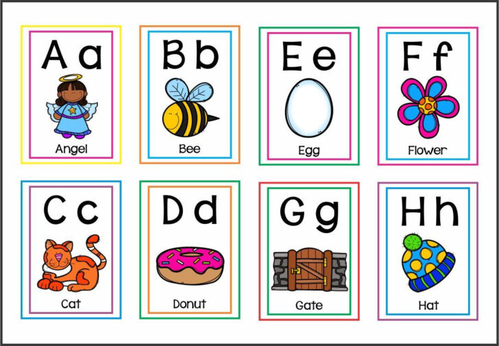 Abc Flash Cards Printable